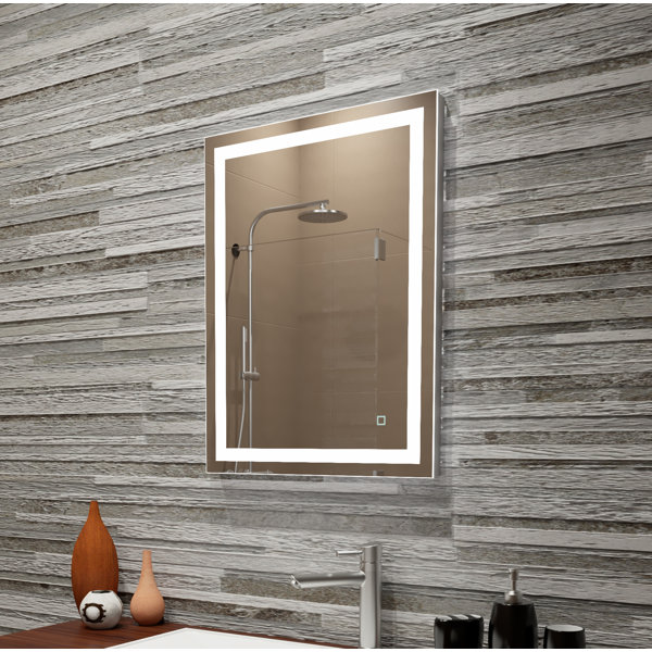 Orren Ellis Bolyard Dimmable LED Lighted Bathroom/Vanity Mirror Wayfair